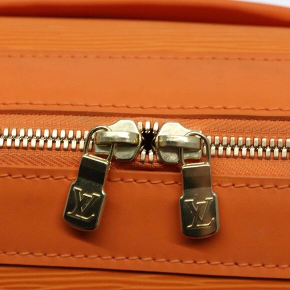 LOUIS VUITTON Epi Danura GM Hand Bag Orange Mandarin - Picture 12 of 16
